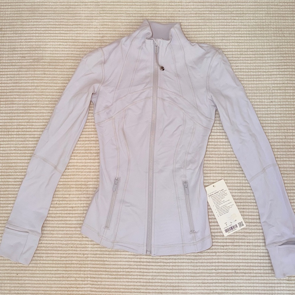 Lululemon Athletica Light Gray Zip-Up Hoodie